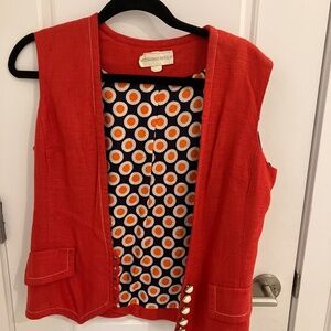 Vintage red vest
